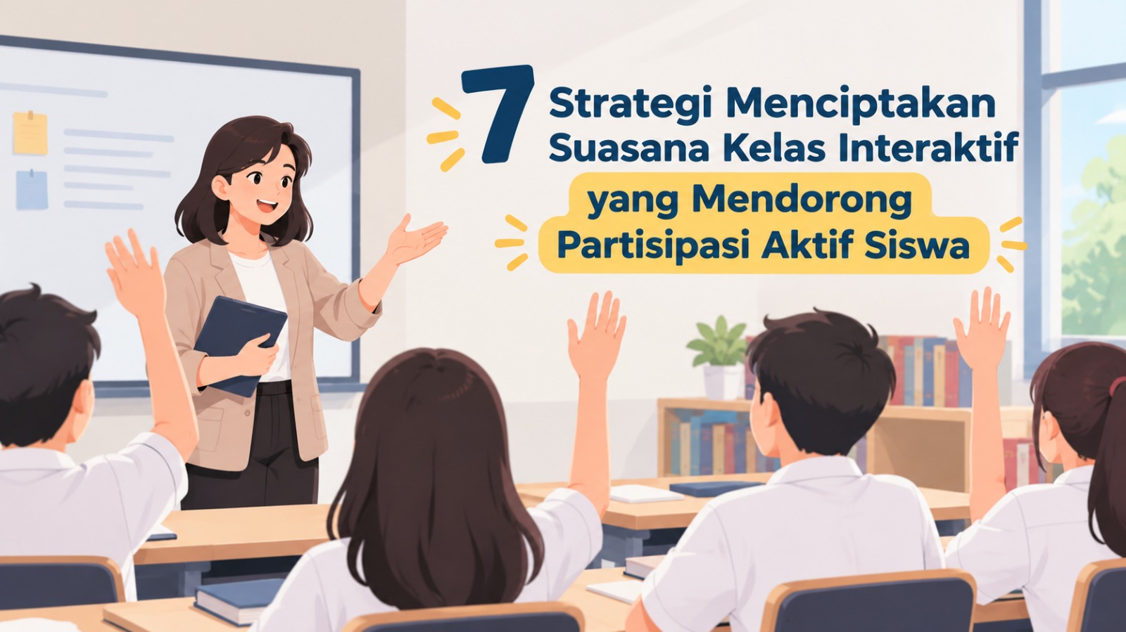 strategi menciptakan suasana kelas interaktif