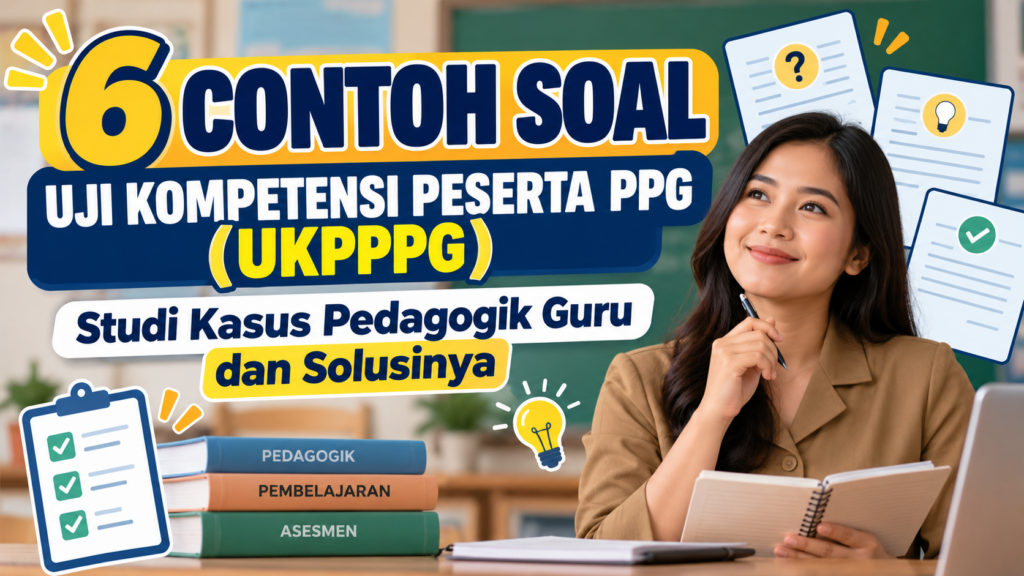 6 Contoh Soal Uji Kompetensi Peserta PPG (UKPPPG) Studi Kasus Pedagogik Guru dan Solusinya